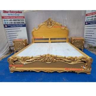 Wooden Double Bed Design