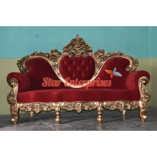 Wooden Hand Carved Designer Sofa Set