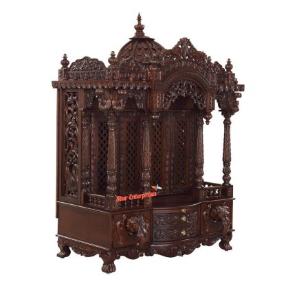 Wooden Handcarved Puja Temple