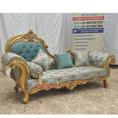 Star Enterprises Wooden Antique Carved Sofa Set with Table SOFA-027 - Image 6