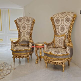 Wooden Royal Maharaja Chairs