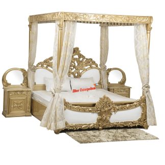 Wooden Royal Poster Bed Design