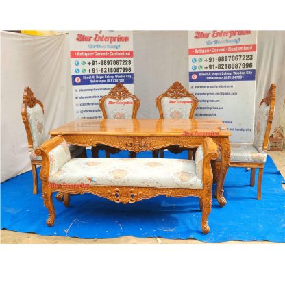 Wooden Teak Wood Dining Set