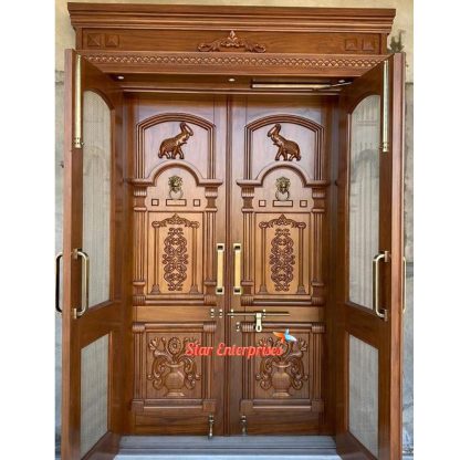 Wooden Teak Wood Traditional Door