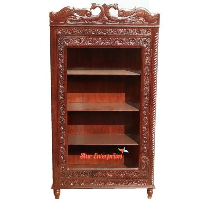 Antique Classic Teak Wood Book Shelf