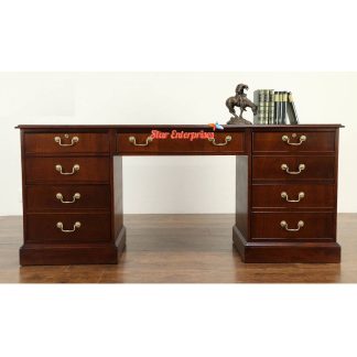 Antique Style Teak Wood Office Desk