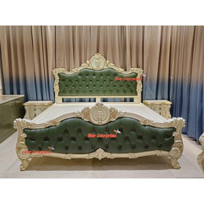 Designer Teak Wood King Size Bed