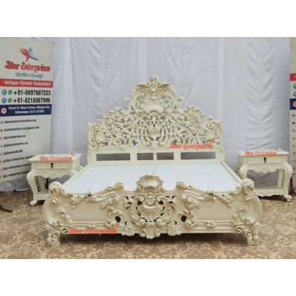 Fully Heavy Hand carved King Size Bed