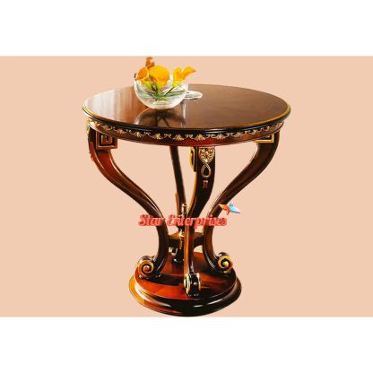 Luxury Classic Design Carving Side Table