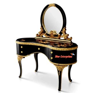 Luxury French Style Carving Dressing Table