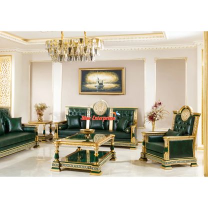 Luxury Handmade Teak Wood Sofa Set