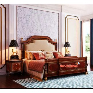 Luxury Modern Italian Design Hand Carving Bed