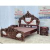 Star Enterprises Teak Wood Dil Wala King Size Bed BD-034 - Image 6