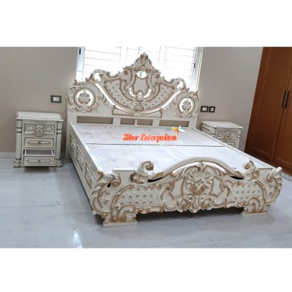 Premium Quality Hand Carved Bed