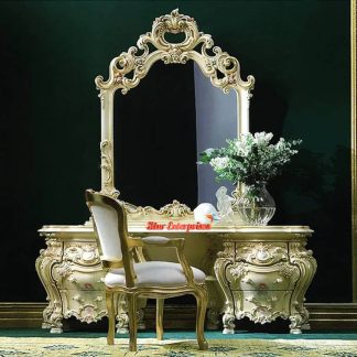 Royal Classic Deep Carving Dressing Table