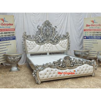 Royal Maharaja Style King Size Bed