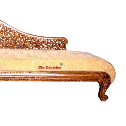 Star Enterprises Hand Carved Antique Diwan Couch DWN-012 - Image 2