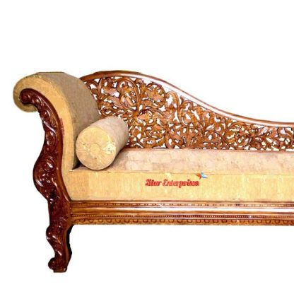 Star Enterprises Hand Carved Antique Diwan Couch DWN-012 - Image 3
