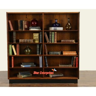 Traditional Teak Wood Open Book Shelf