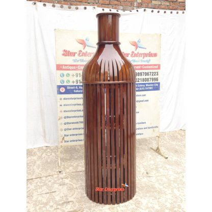 Vintage Bottle Shaped Bar cabinet