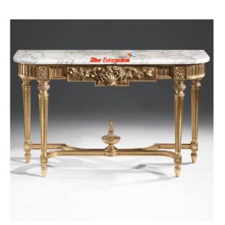 Wooden Luxury Hand Carved Console Table