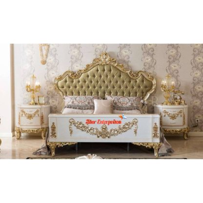 Wooden Luxury King Size Bed