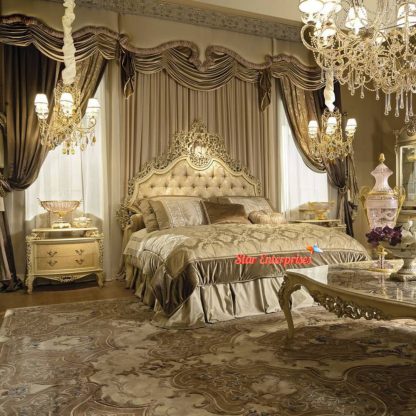 Wooden Luxury Maharaja Bed