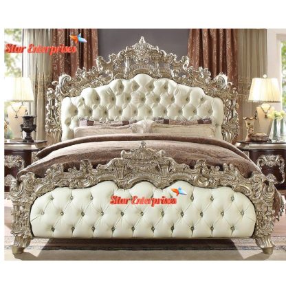 Wooden Maharaja Hand Carved Bed