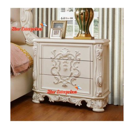 Star Enterprises Wooden Royal King Size Bed BD-040 - Image 5