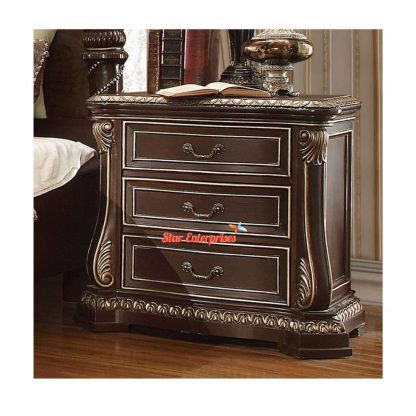 Star Enterprises Wooden Royal King Size Bed BD-037 - Image 2