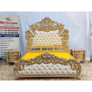 Wooden Royal Hand Carved Bed