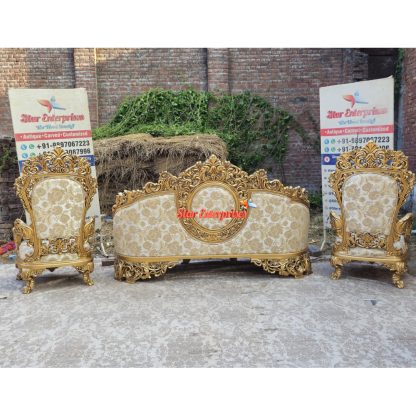 Star Enterprises Wooden Arabian Style Maharaja Sofa Set SOFA-080 - Image 9