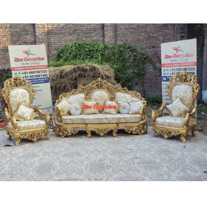 Star Enterprises Wooden Arabian Style Maharaja Sofa Set SOFA-080 - Image 10