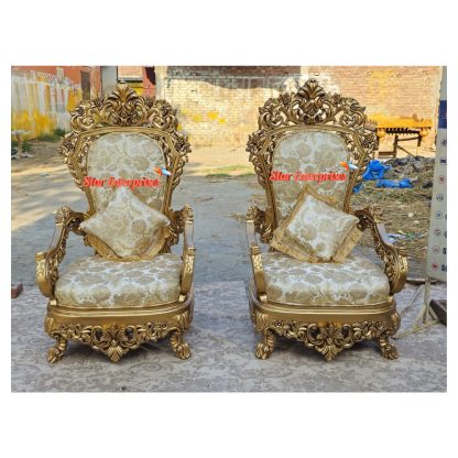 Star Enterprises Wooden Arabian Style Maharaja Sofa Set SOFA-080 - Image 4