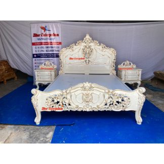 Wooden Royal Queen Size Bed