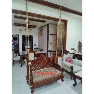 Antique Hand Carved Ceiling Swing