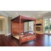 Star Enterprises Elegant Designer Teak Wood Canopy Bed CNB-027 - Image 4
