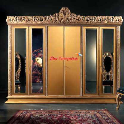 Luxury And Royal Hand Carving Wardrobe