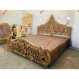 Premium Quality Teak Wood Double Bed