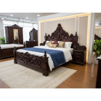 Premium Teak Wood Handcrafted Bed