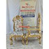 Star Enterprises Teak Wood Heavy Floral Hand Carved Luxury Dining Set DNG-029 - Image 8