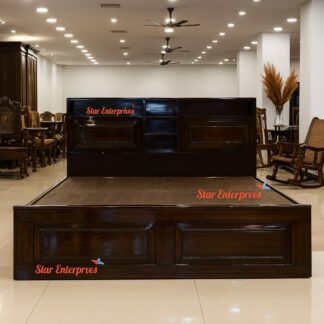 Wooden Modern Style Bed Design