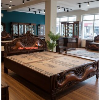 Wooden Classic Bed Design