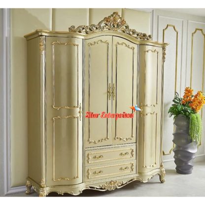 Star Enterprises Wooden European Style Designer Wardrobe ALM-031 - Image 4
