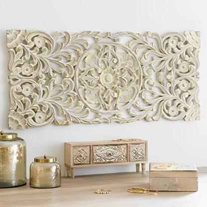 Wooden Floral Handcrafted Wall Art