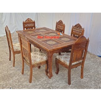 Antique-Sheesham-Wood-Dining-Set