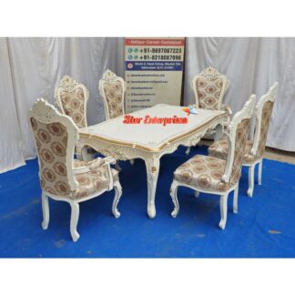 Teak-Wood-Classic-Hand-Carved-Dining-Set-