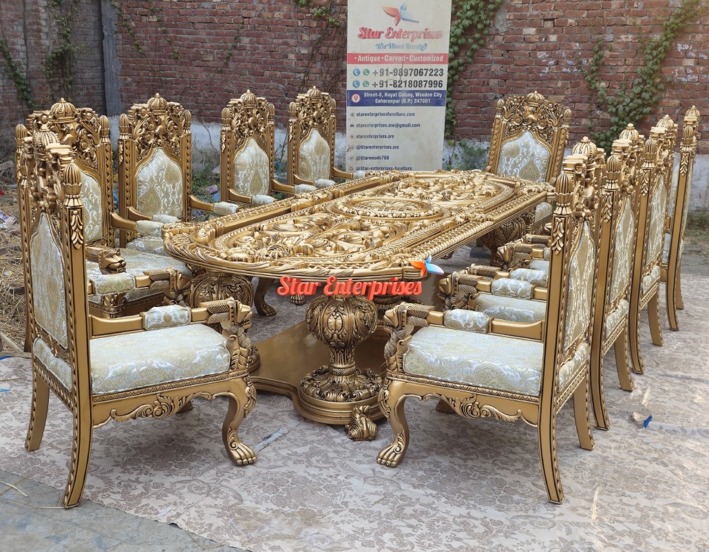 Teak-Wood-Royal-Maharaja-Dining-Set