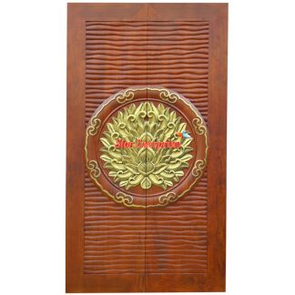 Teak Wood Sturdy Indian Style Double Door