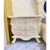 Star Enterprises White Deco Wooden Luxury Bed Side Table BDSD-044 - Image 3